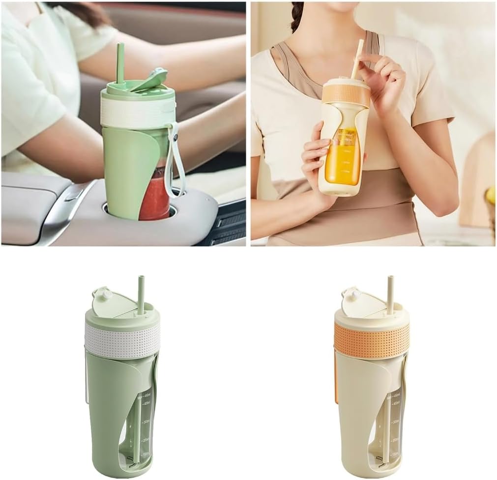 High Speed 450ml Portable Blenders Cup for Fruit Veggie Drink Juices Maker for Home Office and Outdoor Use