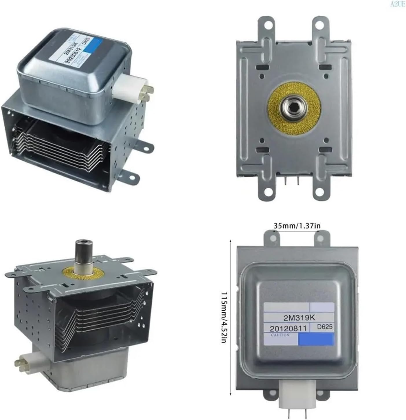 Microwave Oven Magnetron 2M319K Heating Tube Texture Part