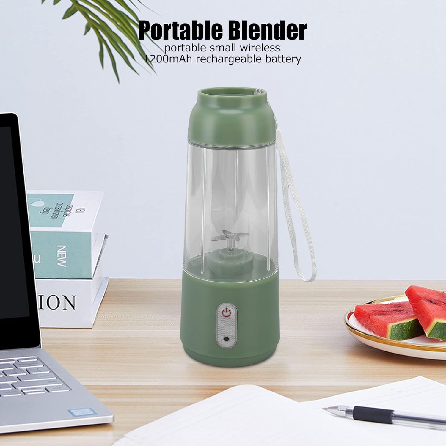 flexman Portable Blender, 300ML USB Charging Wireless Washable Blender with Stainless Steel Blade for Smoothies, Protein, Shakes, Latest Juices, Baby Food (B)