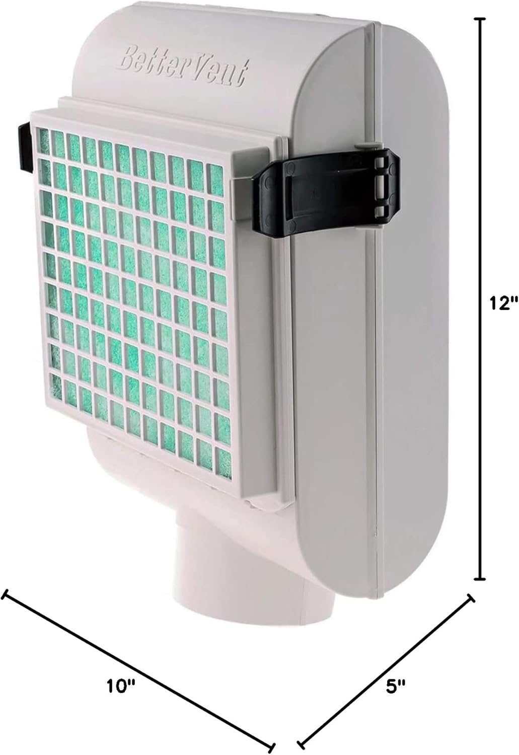 BetterVent Indoor Dryer Vent by ADR Products | No Water - No Mess | Save Energy while Enhancing Indoor Air Quality | For Electric Dryers | Made in the USA