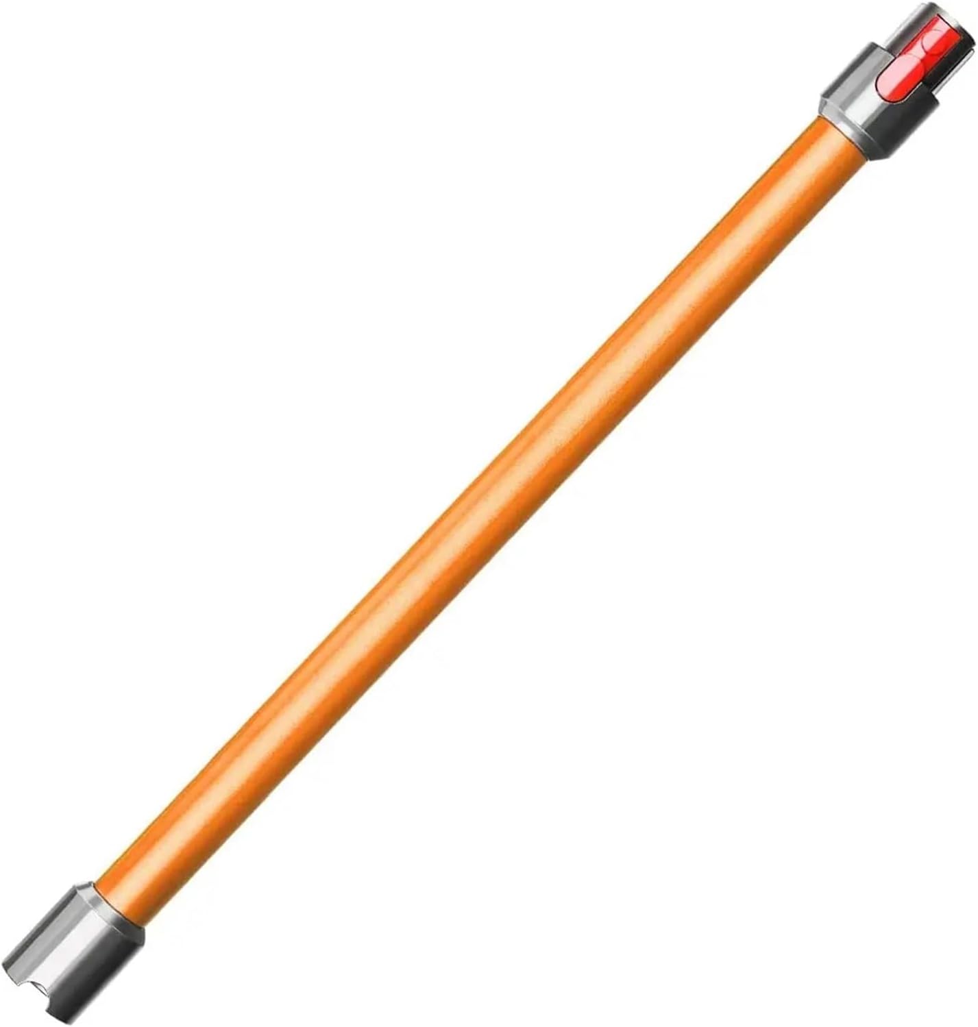 Extension Rod Metal Aluminum Straight Stick Handheld Vacuum Cleaner Straw .Compatible for Dyson. V7 V8 V10 V11 (Color : Orange)