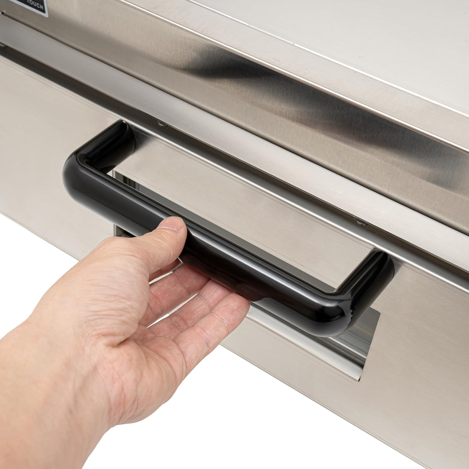 1800W Electric Pizza Oven Indoor Commercial Pizza Oven Countertop Pizza Maker Multipurpose Indoor Pizza Machine for Home Restaurants Bakeries – Adjustable Temp (122-662°F）-Makes 16 inch Pizzas