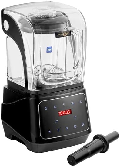 Apex HBX1000 Commercial Blender, 48 oz, 3.5 HP, Programmable Touchpad, Sound Enclosure, 26000 RPM, with Extra Jar, 120V