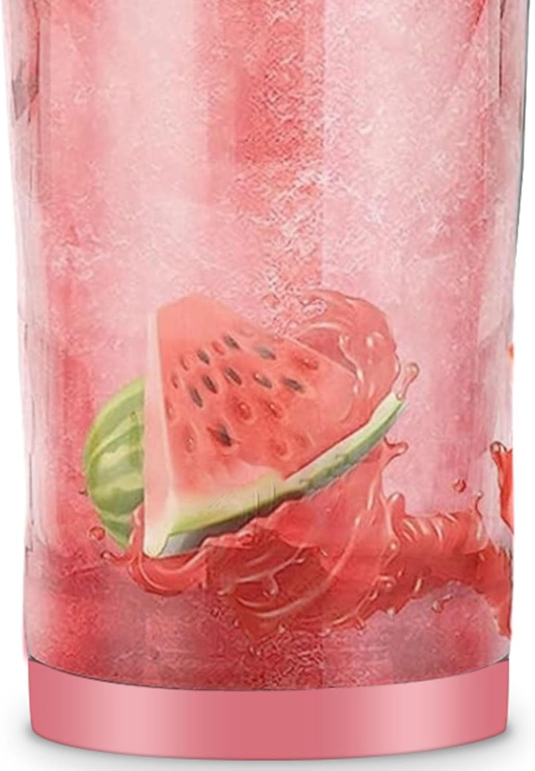 TARSHYRY Blender Smoothie Maker, Mini Stand Mixer Portable for Shakes and Smoothies with 6 Blades Stainless Steel Starter with Travel Lid,600 ml Bottle for Kitchen, Home, Travel (Pink)