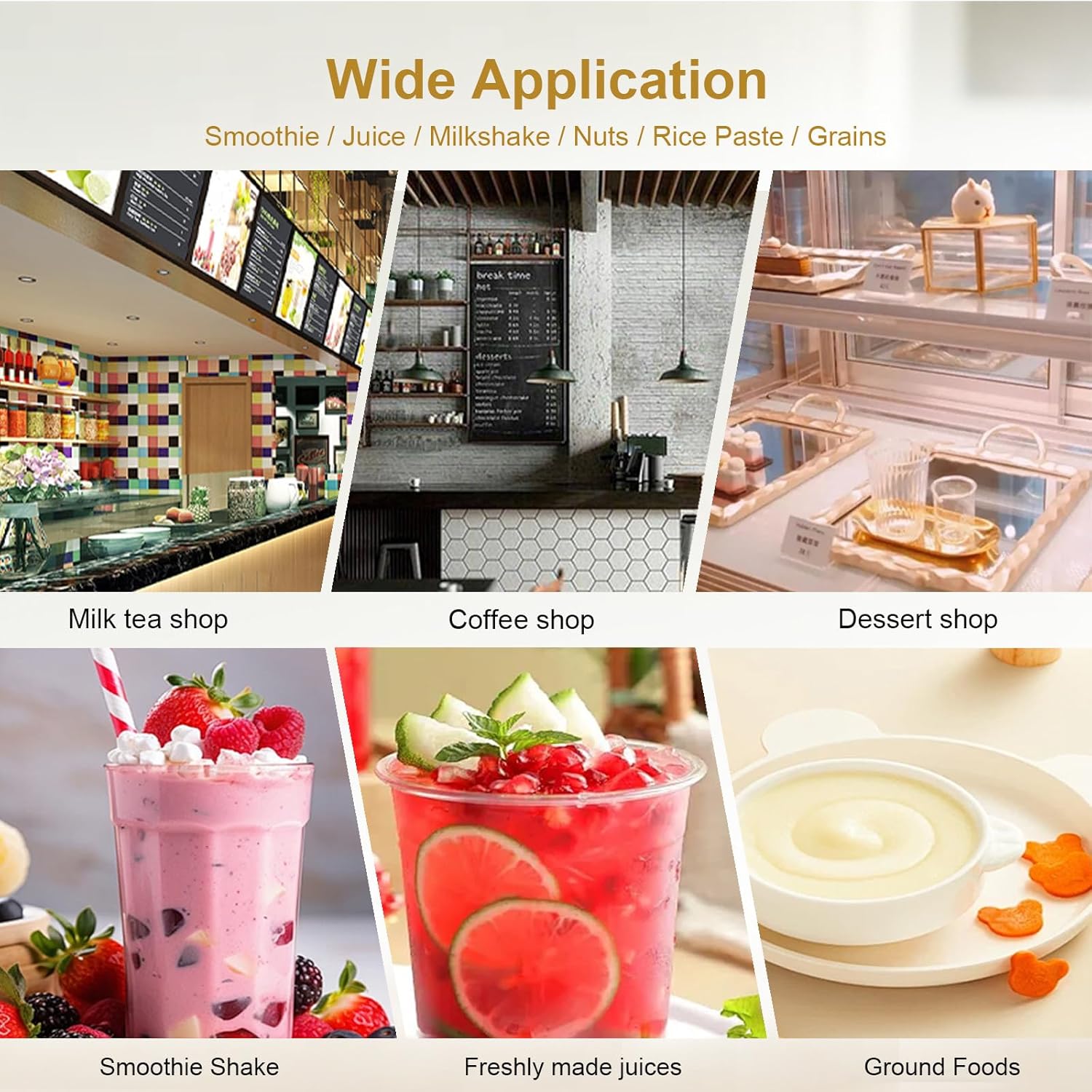 2200W Electric Kitchen Blender With Push Bar, 9 Speed Settings & Pulse Function, Stand Smoothie Mixer, Digital Display+1.6L Jug, For Smoothies, Meal Prep & Commercial Snacks