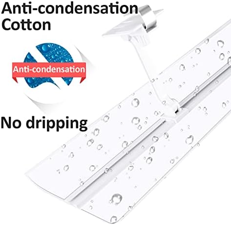 Ceiling Air Vent Deflector,Air Conditioner Deflector for Central Air Conditioning,ABS Angle Adjustable Wind Baffle,Deflector Helps Cooling/Heating Air Circulation