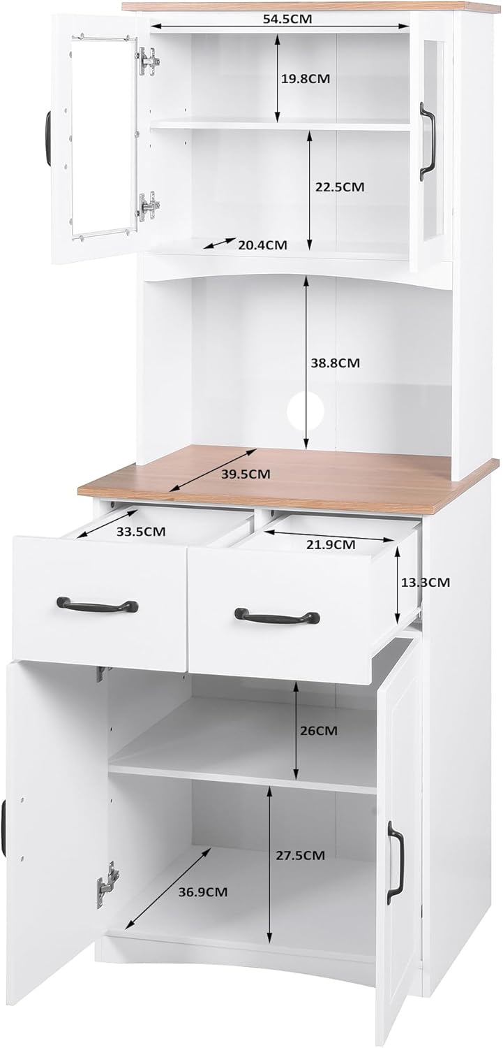 Kitchen Pantry Cabinet, 67