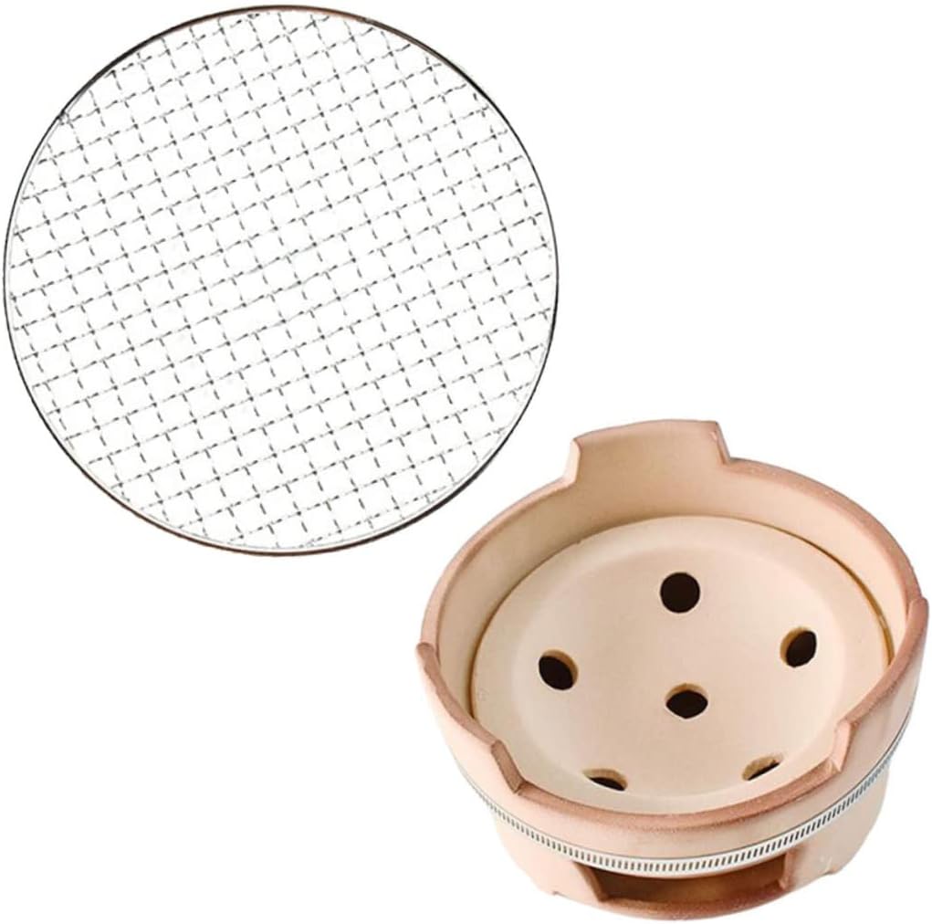 VICASKY Barbecue Supplies Bbq Net Charcoal Stove Accessory Portable Outdoor Grill Tool