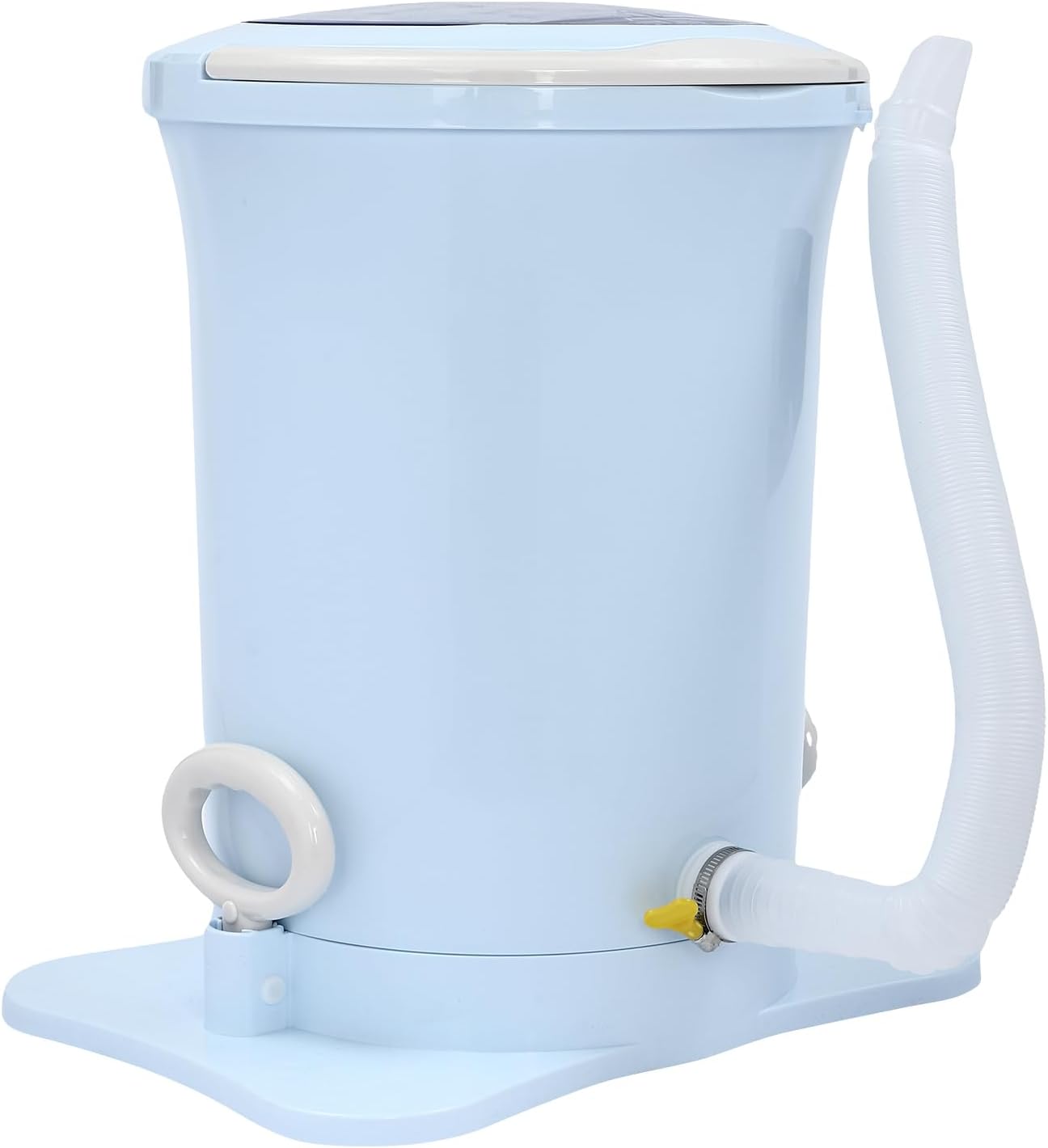 Blue Portable Mini Spin Dryer - Manual, Compact, Single Tub, 3.17 Gal Capacity
