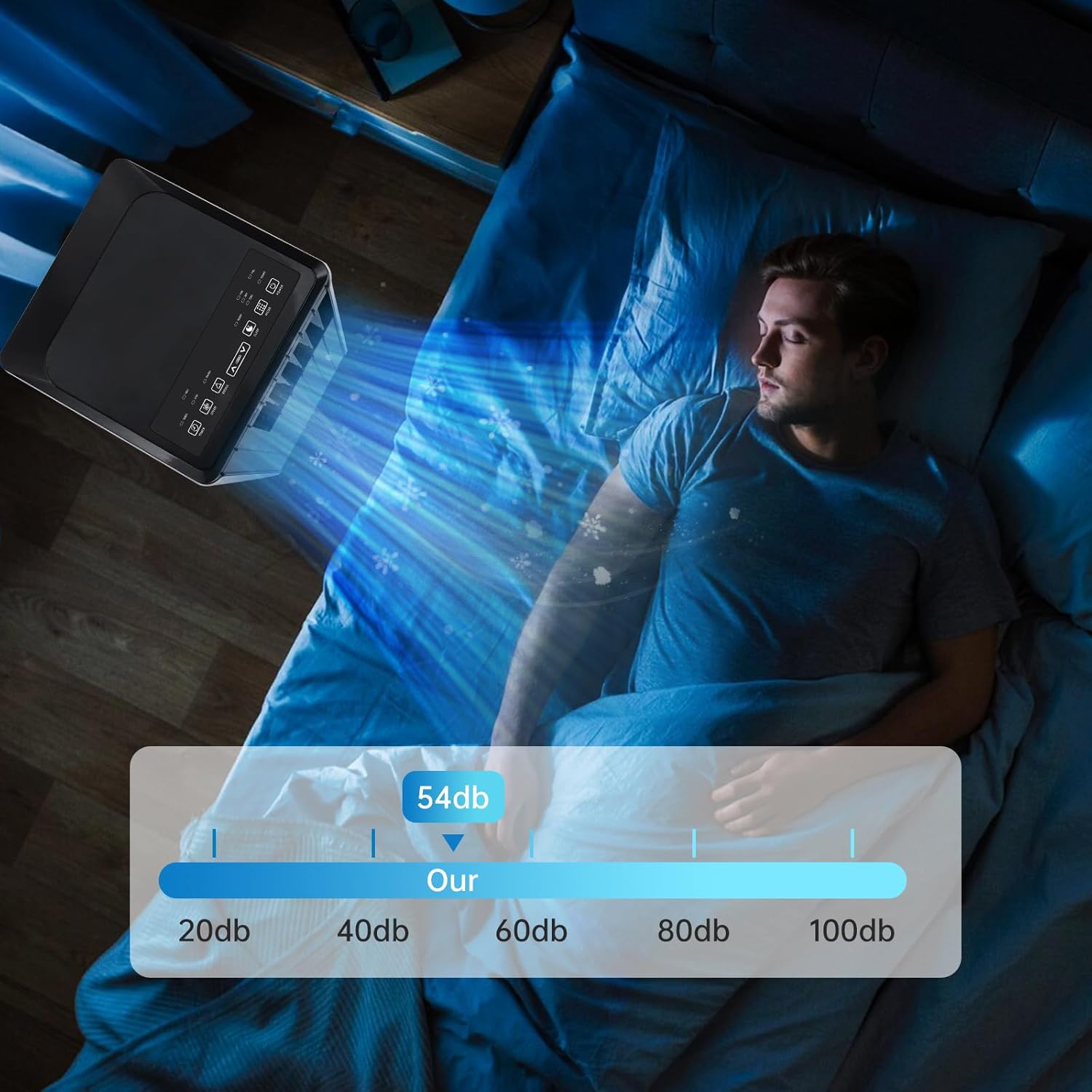 3-in-1 Portable Air Conditioner - 8000 BTUs Cooling, Dehumidifying & Fan Modes, Remote Control, 24-Hour Timer, Easy Install Kit for 350 Sq.Ft Home & Office(Black top cover)