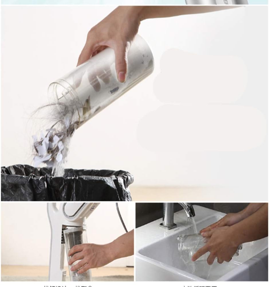 Hard Floor Vacuum Hand-held Household Vacuum Cleaner, Ultra-Quiet Small Large-Suction Wired Cleaner, Triple-Filter Comfortable Vacuum Cleaner with Handle