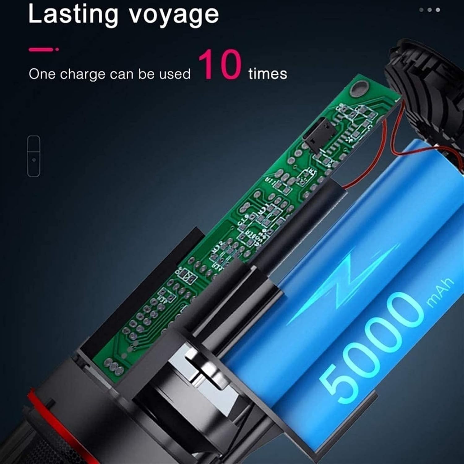 Handheld Vacuum Cleaner, Vacuum Handheld, 4000PA Battery 5000mA Power Vacuum Cleaner Wet/Dry Noise Reduction Bagless Portable Vacuum Cleaner Quick