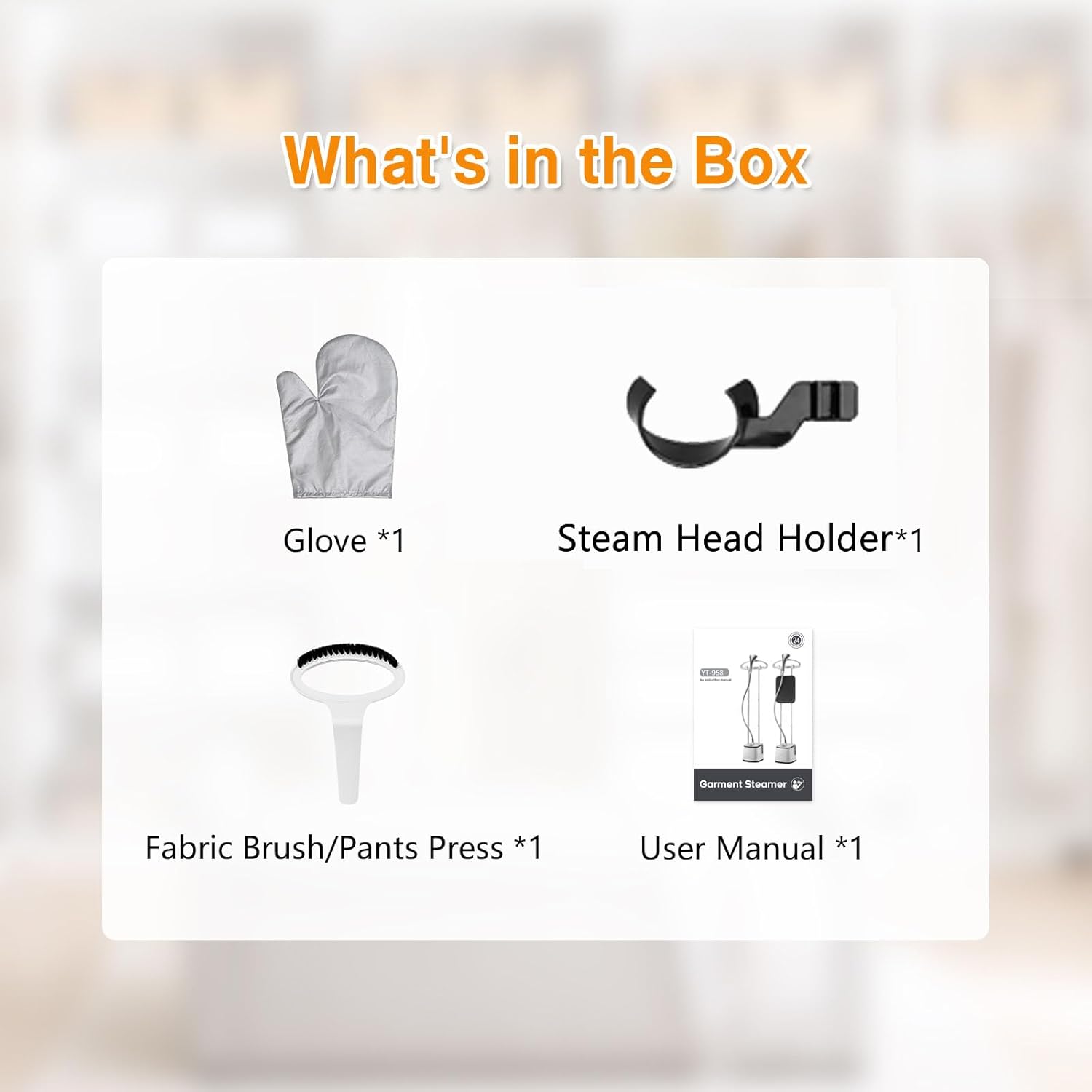 ADVWIN 2000W Powerful Standing Steamers, Garment Steamer for Clothes, 10 Steam Levels, 2.7L Water Tank for 90 Mins Continuous Steaming, Perfect for Commercial and Household Use (Champagne Gold)