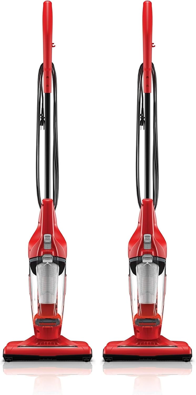 Dirt Devil Vibe 3-in-1 Stick Vacuum Cleaner, Lightweight Corded Vacuum with Included Tools, Bagless, Ideal for Carpet, Hard Floors and Home Surfaces, Corded Vacuum Cleaners for Home Use (Pack of 2)