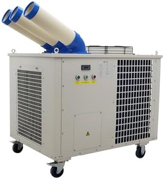 220V Industrial Air Conditioner Outdoor Air Conditioning Fan Equipment Three Tube 1550m³/h Blue