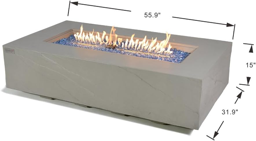 Meteora Concrete Fire Pit 55.9