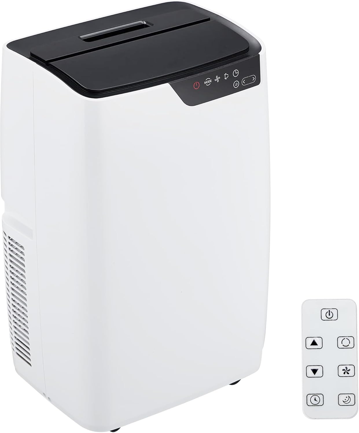 12000BTU Portable Air Conditioner with Remote Control, AC Unit Cooling for Rooms Up to 550 Sq. Ft., with Dehumidifier and Fan Mode/LED, 24H Timer & Quiet Operation for Home Office
