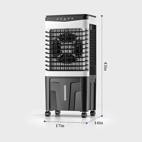 Portable Air Conditioner,7.5H Timing Function Evaporative Air Cooler,Three Adjustable Wind Speeds,refrigeration Small Air Cooler,for Garage, Factory, Supermarket, Household(Color:Touch screen version)