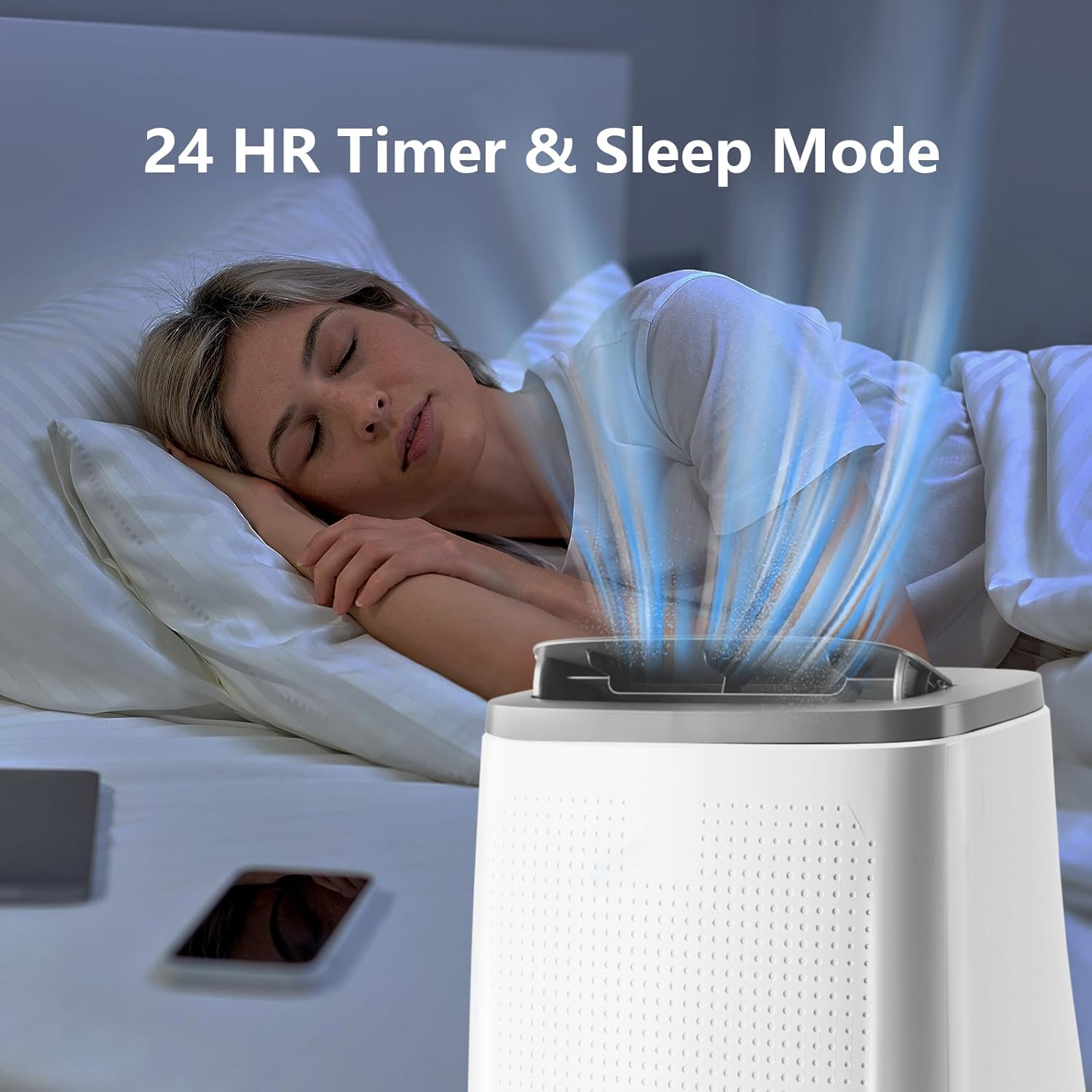 14000 BTU Portable Air Conditioner, 3-In-1 Standing AC Unit for Rooms Up to 750 Sq.Ft., Portable AC with Installation Kit & Remote Control for Large Room, Campervan, Office, Temporary Space