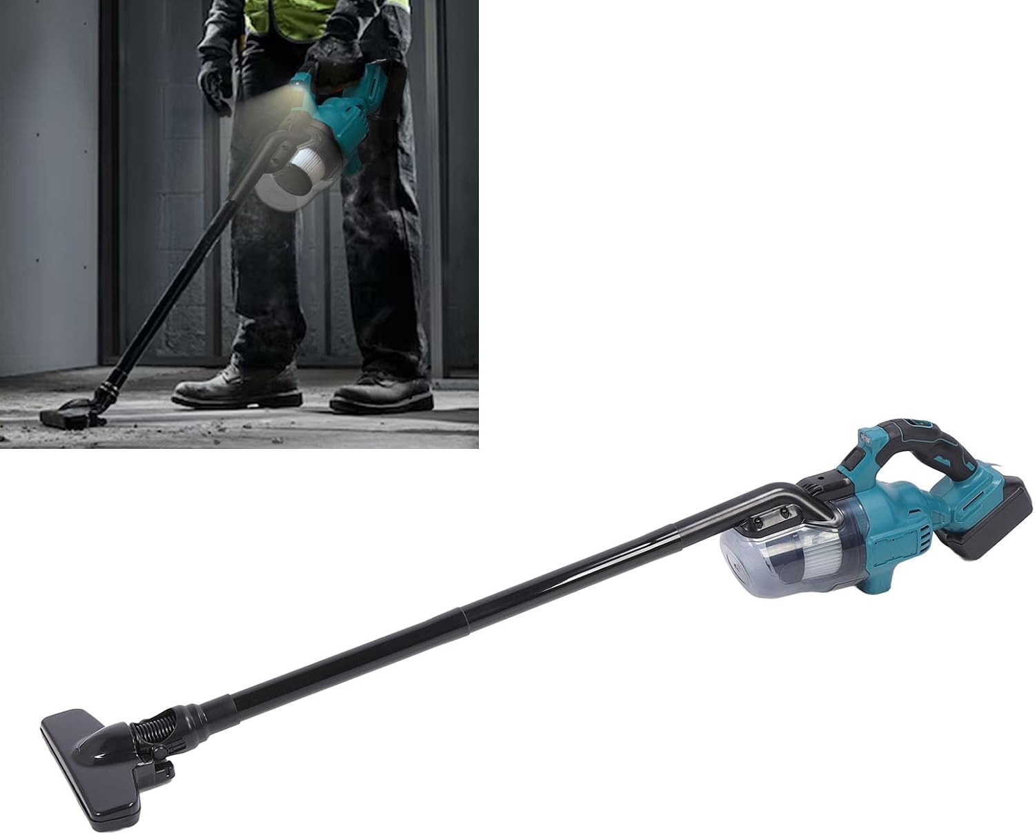 Cordless Vacuum Cleaners, 125AW Powerful Rechargeable Stick Vac for BL18 Series Li Battery, Versatile Attachments for Floor Carpet Car