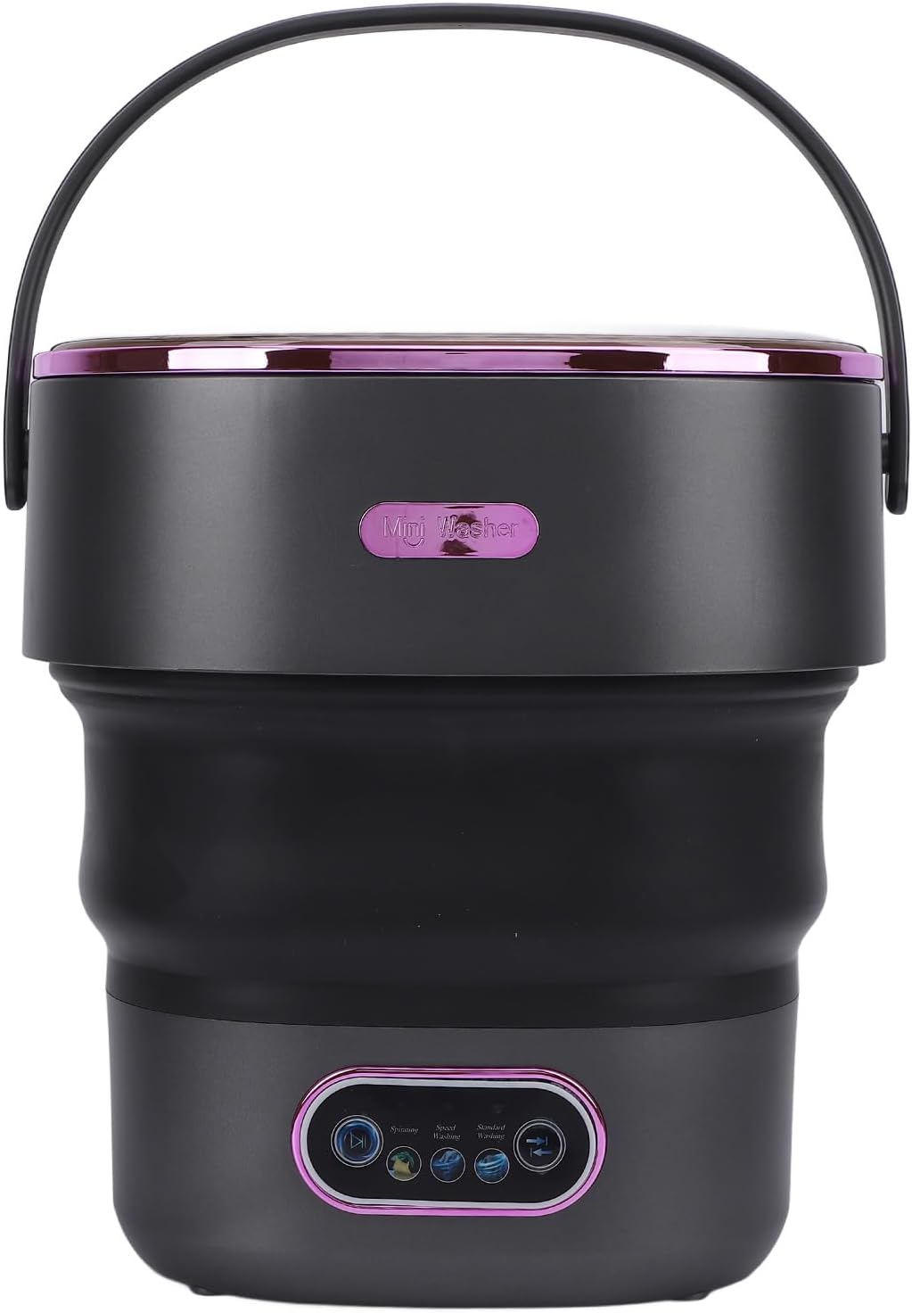 Portable Washing Machine, 13L Foldable aundry Washer for Small Clothes, Foldable Design Ideal for Home, Campain, Hotel and Apartment