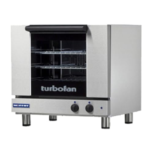 Moffat Turbofan Half Size Countertop Electric Convection Oven, Single Deck, Manual Control, 208v/50/60/1ph