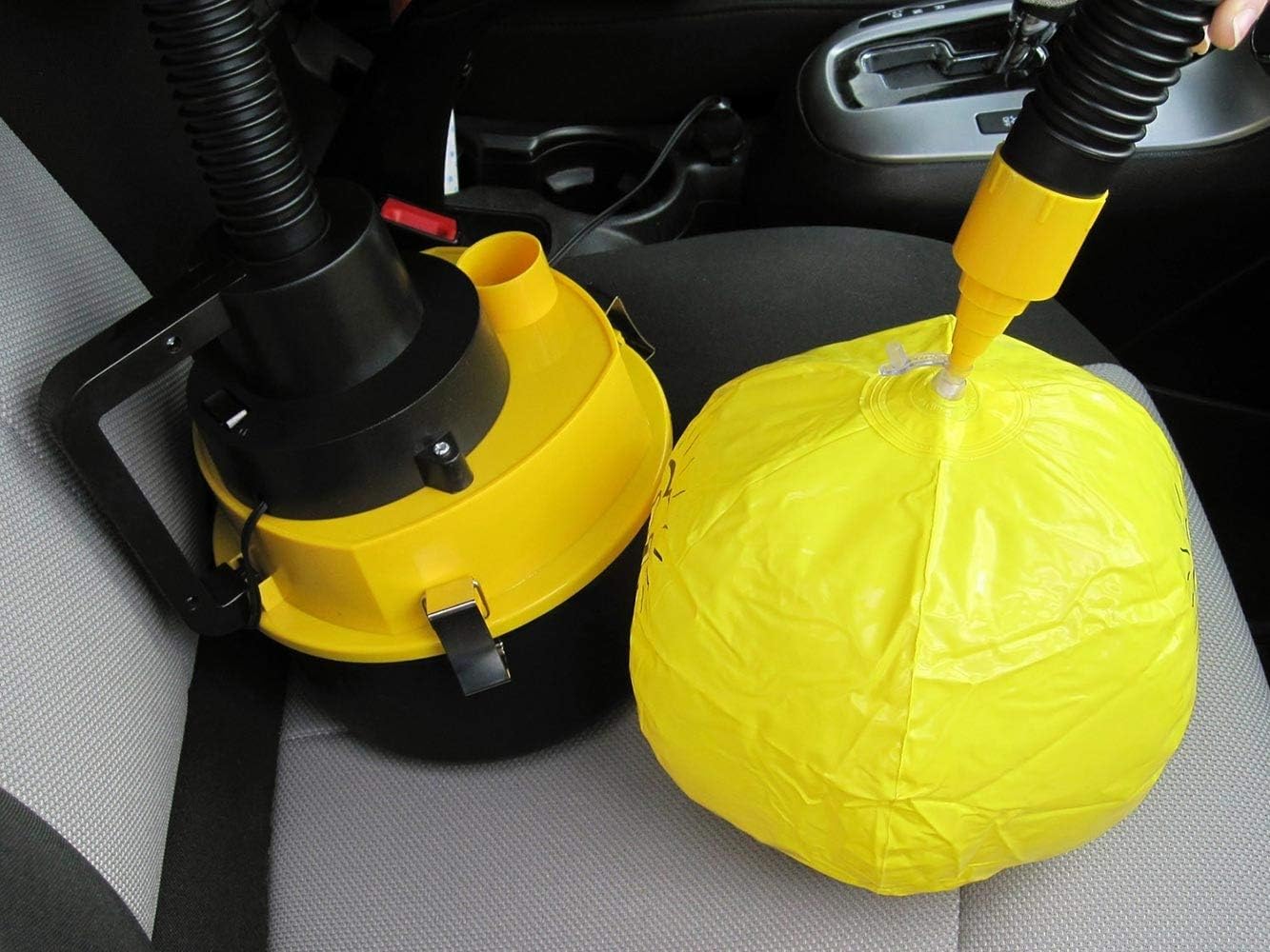 Koolatron 12 Volt Wet/Dry Canister Vacuum Cleaner - Handheld Car Cleaner with Attachments & Heavy Duty Suction, Compact and Portable Design, Ideal for Cleaning Vehicle, Truck, Carpet, Floor Etc