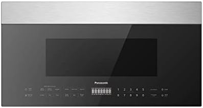 Panasonic NN-SU158S 1.9 Cu. Ft. Over-the-Range Microwave Oven with Static Touch Control and Smoky Glass