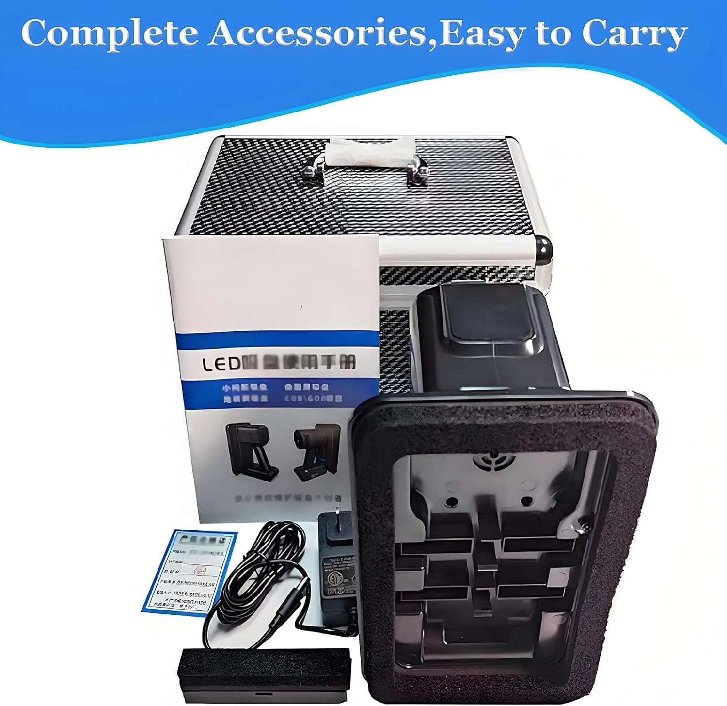 Upgraded Led Display Moving Tools, 66 Lbs Load Capacity Vacuum Grip Sucker for Front Panel Maintenance of LED Displays, Led Screen Suction Cup with Aviation Box