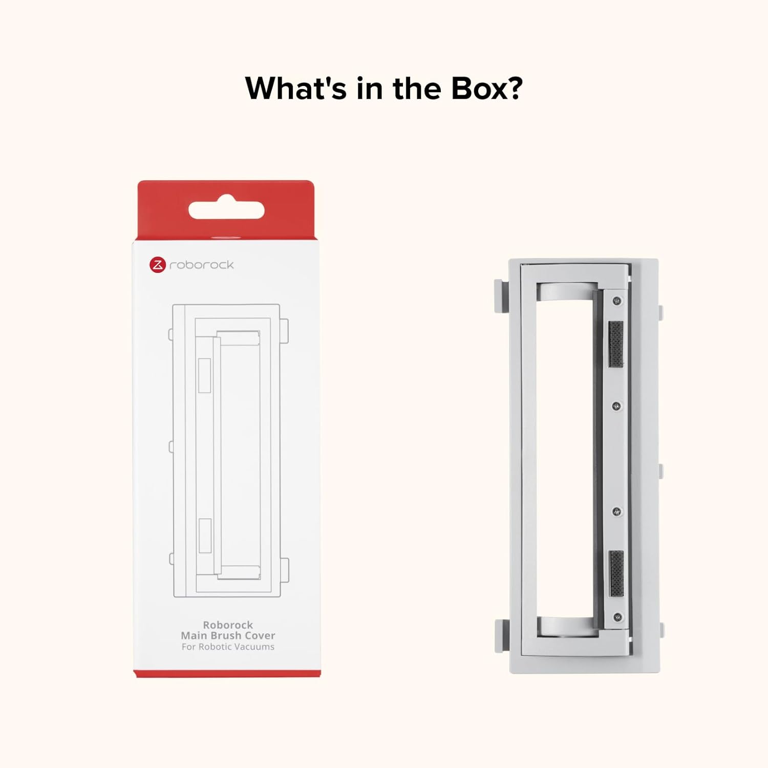 roborock Q10 X5 Robot Vacuum and Mop Combo White with Floating Main Brush Cover