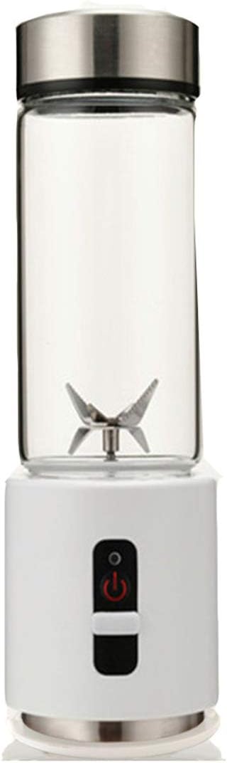 Portable Blender, Mini Blender Smoothie Maker with USB Rechargeable Electric Blender Professional Commercial for Vegetables and Fruit Smoothie Maker Blender Food Processor 4000Mah 380Ml