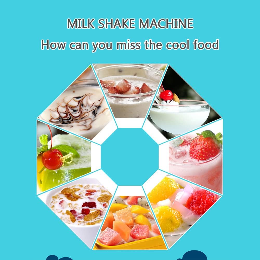 Lovely Milkshake Blender, Professional Blender Stainless Steel Mug 750 ml, 2 Speed with Tempest Blender Tablets for Protein Drinks