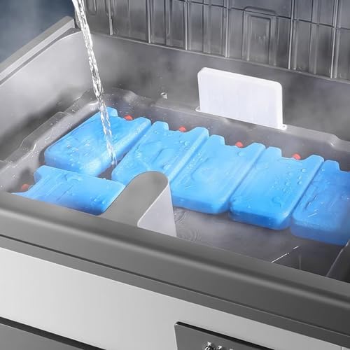 Generic Swamp Cooler Air Conditioner Portable Strong Wind Three Wind Speeds 120° Oscillation 8 Ice Packs 3-in-1 Evaporative Cooler for Outdoor Indoor Use(Height 150cm/140L)