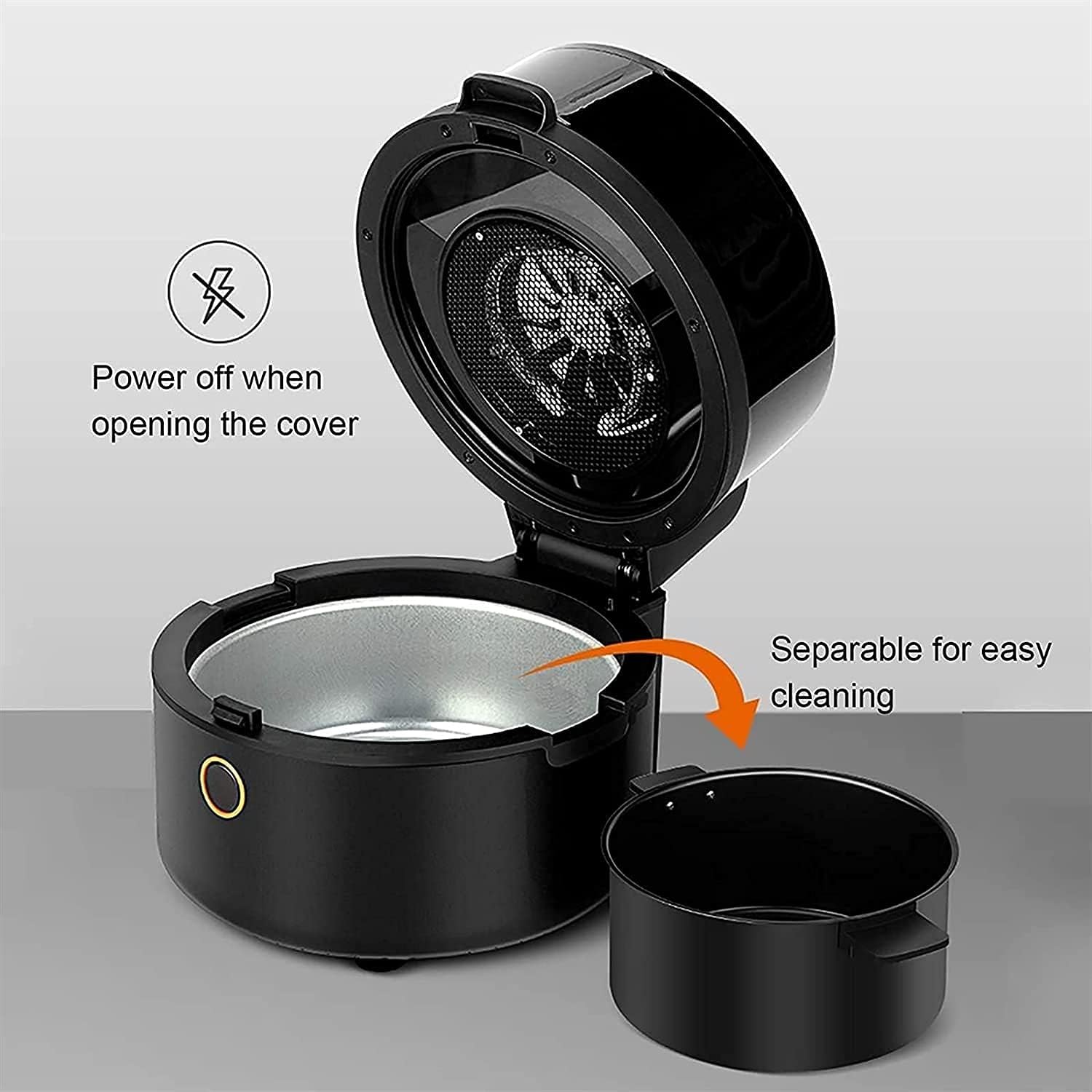 5.8Qt Digital Air Fryer, Dehydrator Cooker for Air Fry, Bake, Dehydrate, Ferment, Roast, Rotisserie