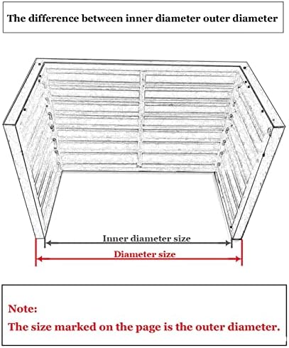 Air Conditioner Cover,Outdoor aluminum alloy Hidden Air Conditioning Fences Air-conditioning external machine rain-proof protective cover