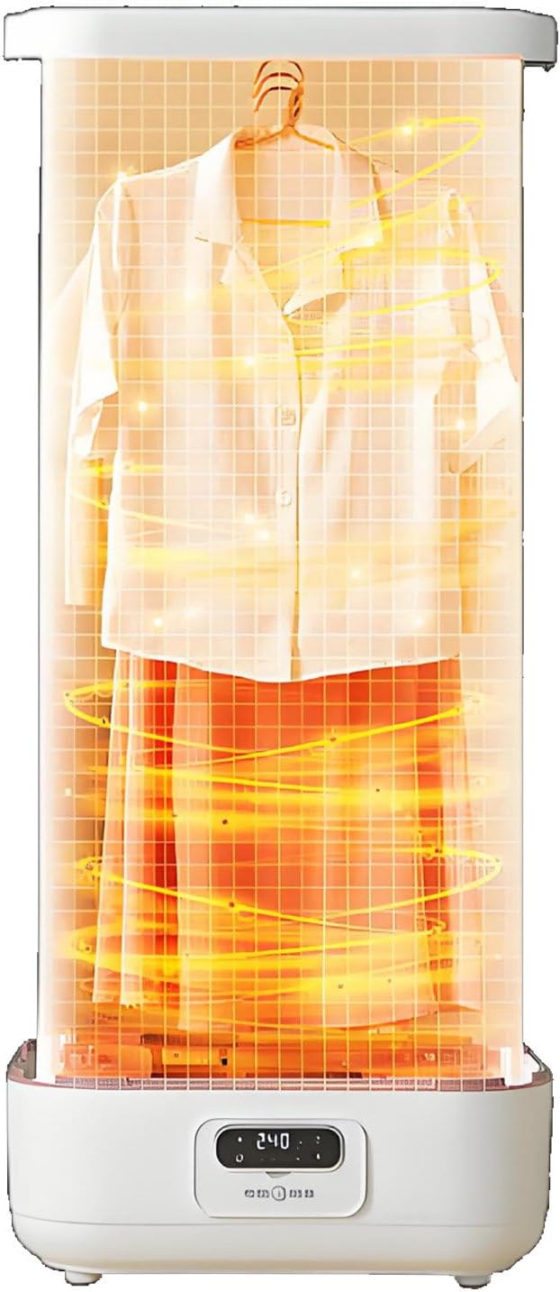 Collapsible 2-In-1 Automatic Ironing Machine，Easily Tackle Different Needs With Just One Click， 900w Turbo Steam For Emergency Quick Drying, Store 10kg Clothes