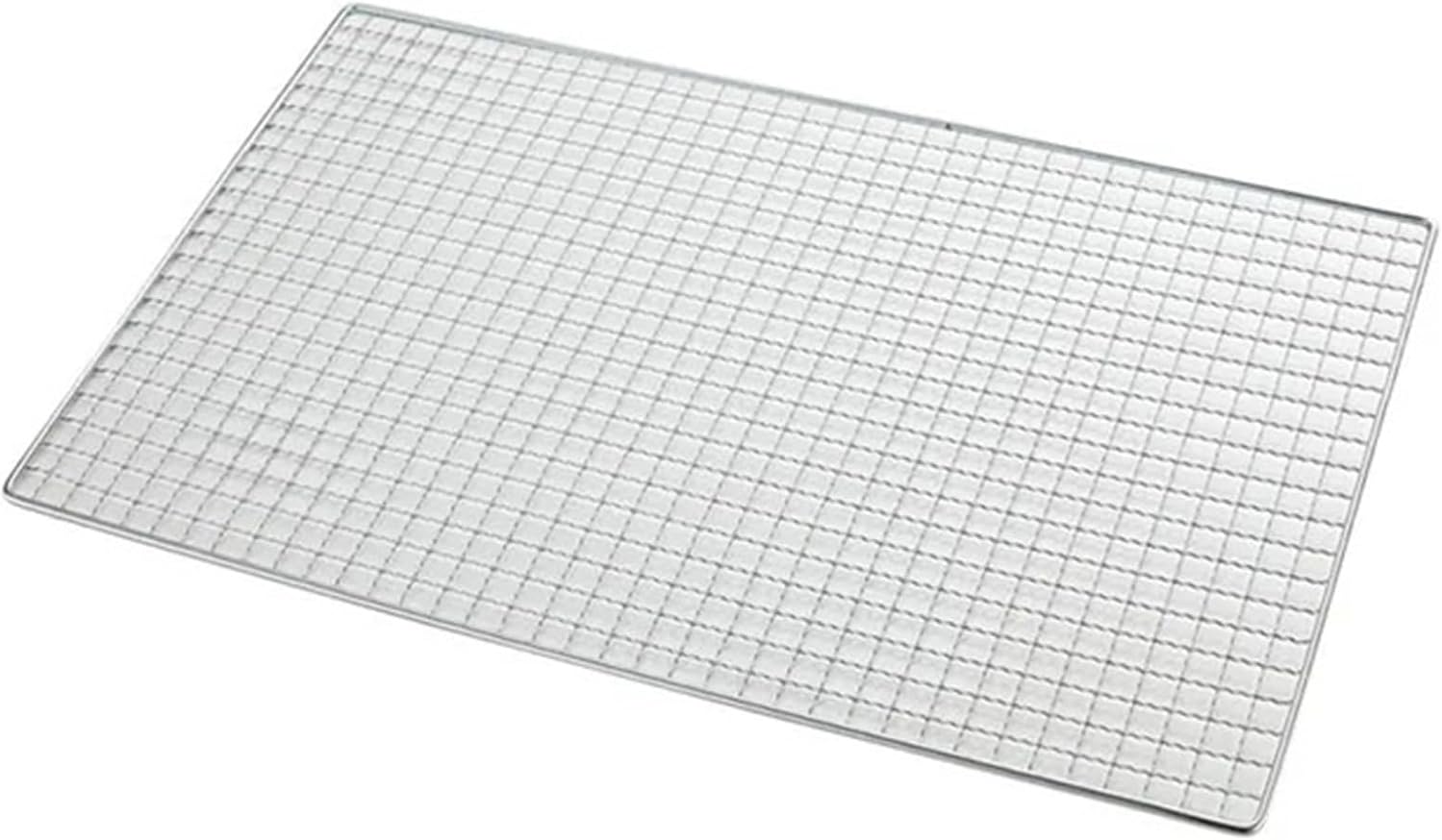 Stainless Steel BBQ Grill Grate - 1 Piece Mesh Barbecue Grid for Outdoor Cooking, Picnic Tools, Kitchen Supplies, Durable Grill Accessories, Perfect for Charcoal & Gas Grills