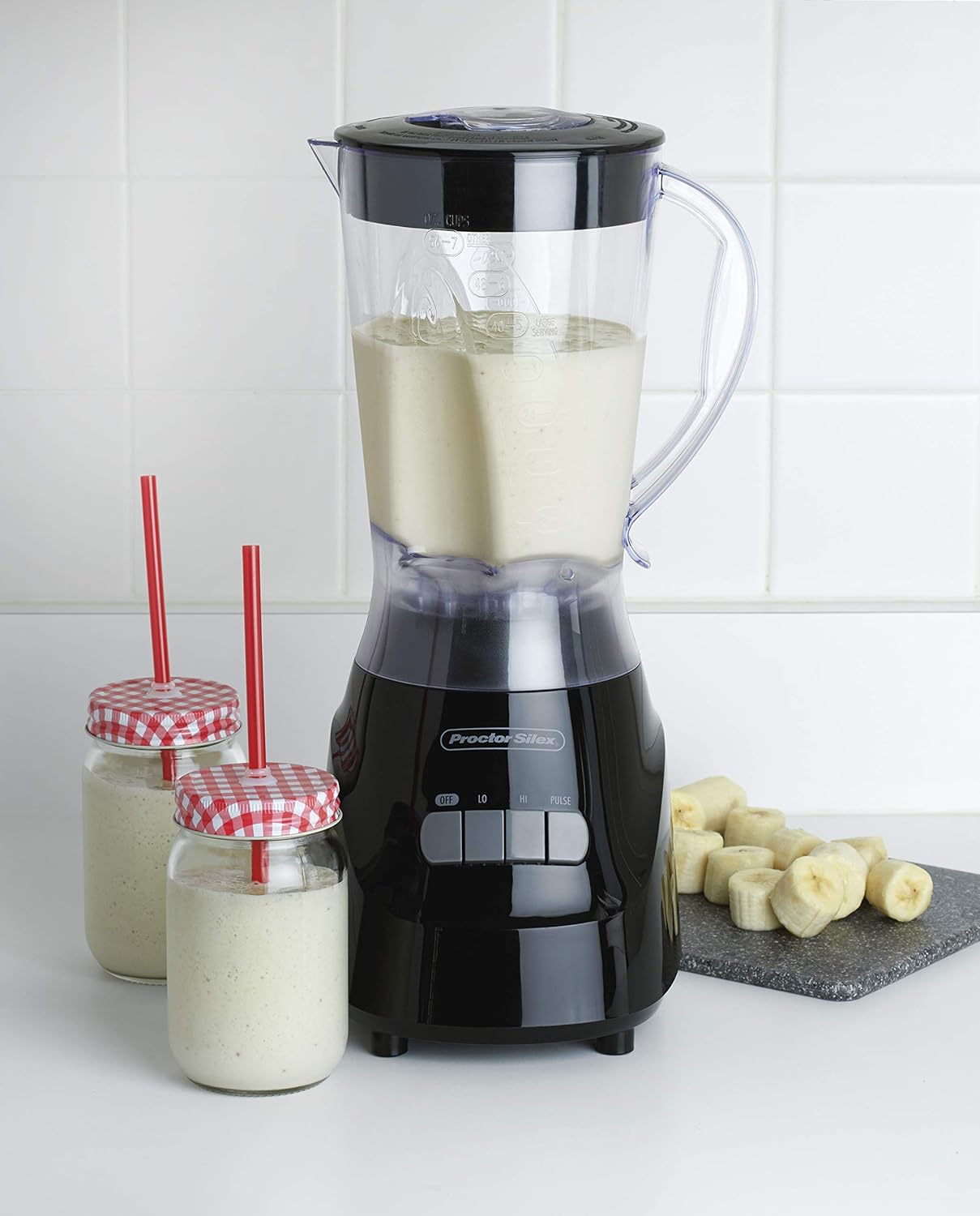 Blender W/plstc Jar 48oz Wht