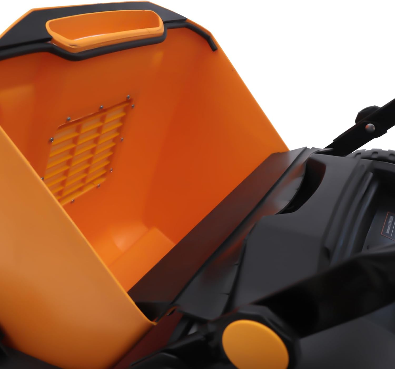 Walk-Behind Outdoor and Indoor Hand Push Sweeper 14.53 Gallon Capacity 41.34in Sweeping Width with Brushes,Yellow