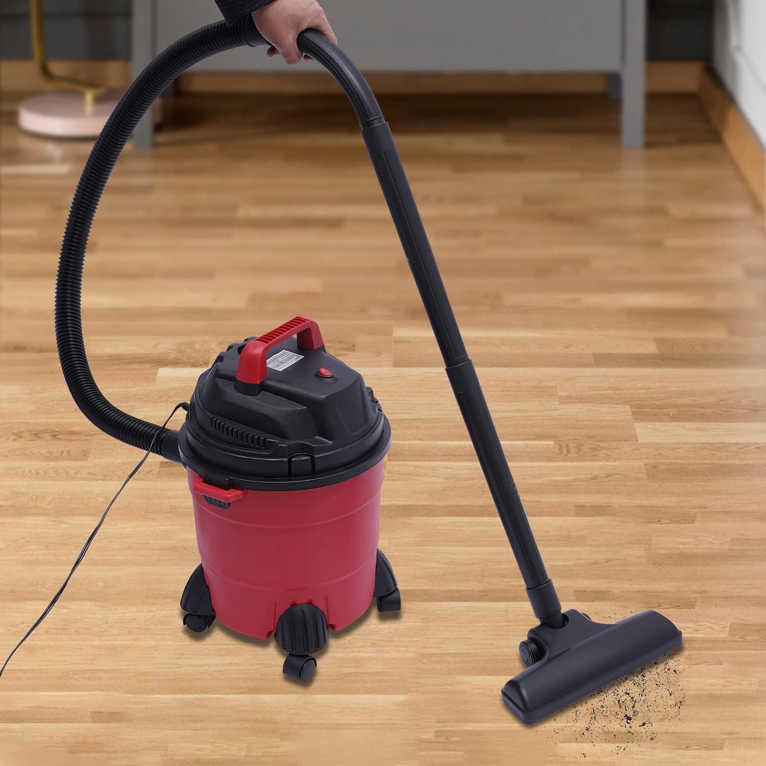 3 in 1 Wet Dry Vacuum Cleaner, Portable Wet Dry Vacuum Cleaner Workshop Air Blower Duster for Garage, Car, Home & Workshop 4 Gallon