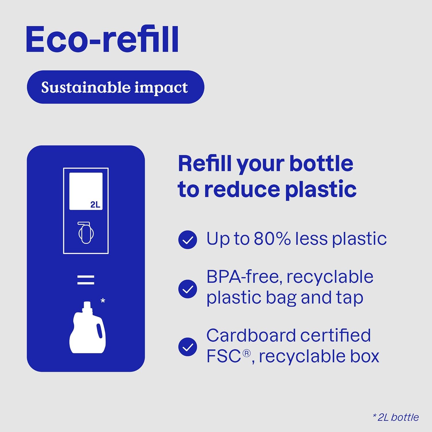 ATTITUDE Liquid Laundry Detergent Refill, EWG Verified, HE Compatible, Plant-Based & Vegan, Natural Laundry Soap, Mountain Fresh Scent, 80 Loads, 67.6 Fl Oz (Pack of 4)