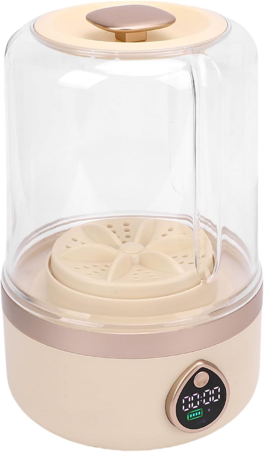 ZJchao Portable Mini Washing Machine Cordless Small Laundry Washer Underwear Sock Compact Washer for Apartment Dorm USB Powered ABS Material