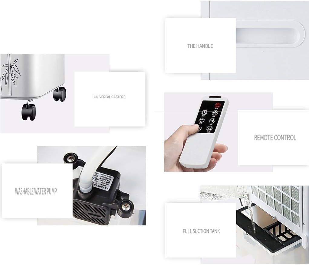 Portable Air Conditioner Fan Air Conditioning Fan Heating And Cooling Dual- use Household Cold Fan Refrigerator Small Air Conditioning Dormitory Air Cooler 710MM*390MM*300MM