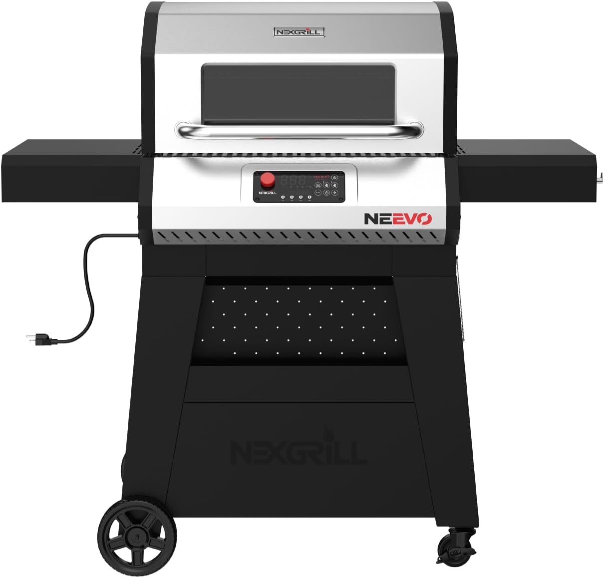 Neevo Smart Propane Grill 44,000 BTU, 2-Burner Outdoor BBQ, Electronic Control, 714 Sq In Cooking Space, Cast Iron Grates, App Connected – 720-1054