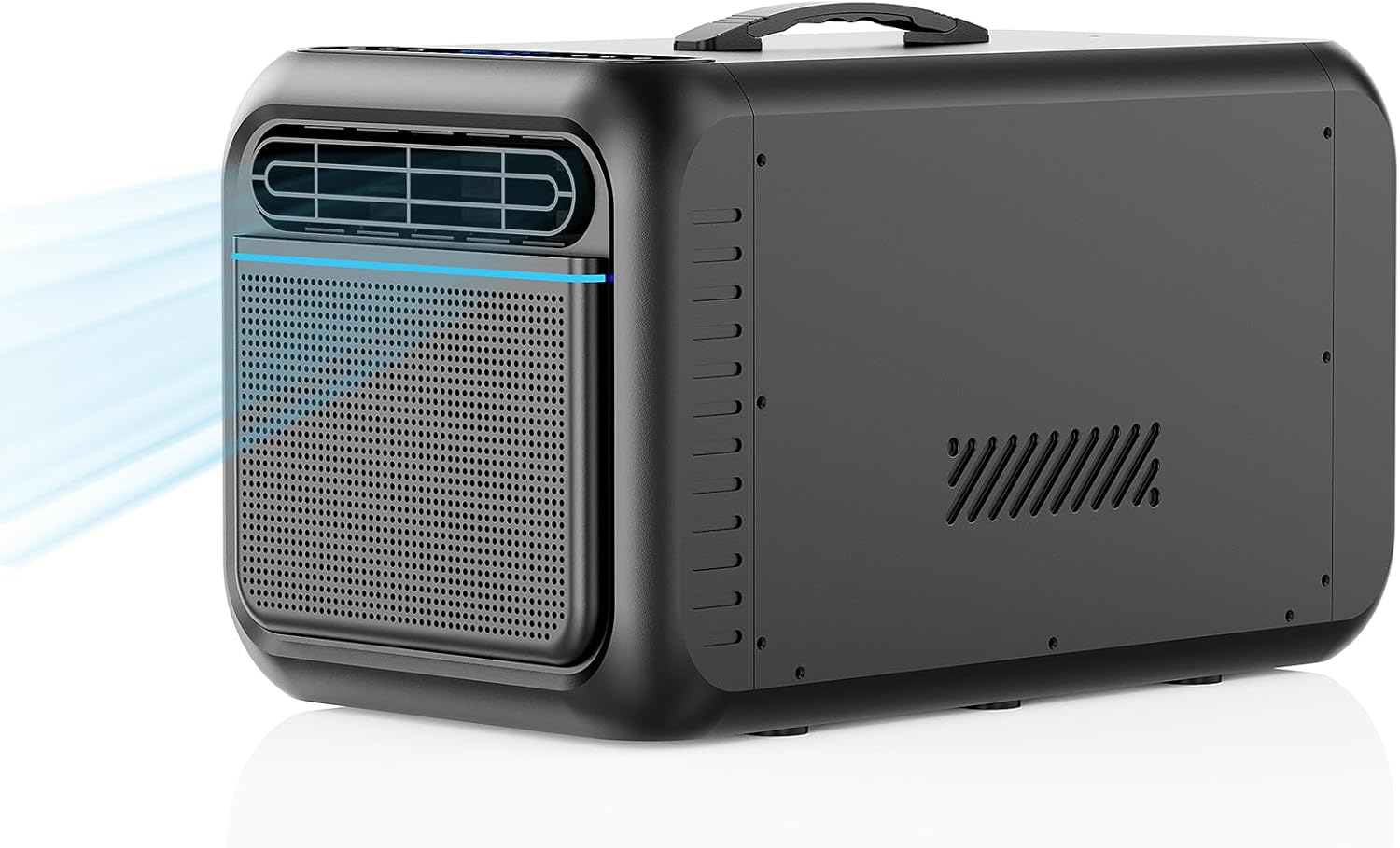 Portable Air Conditioner for Tent with Fast Cooling Timer, 2300BTUs Air Conditioner AC Adjustable Speed for Camping, Outdoor Use, Small Rooms, Trucks, RV (Black)