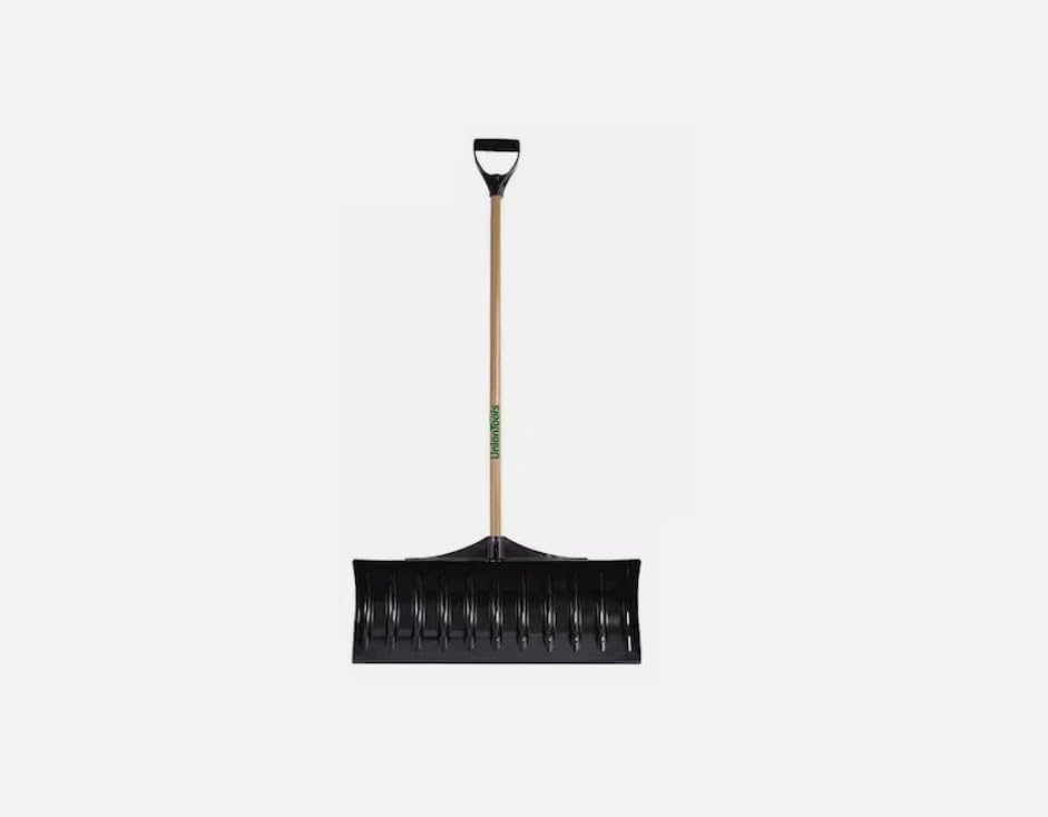 Snow Shovel W/ 30 in W Blade, 42 in Handle W/D Grip Handle