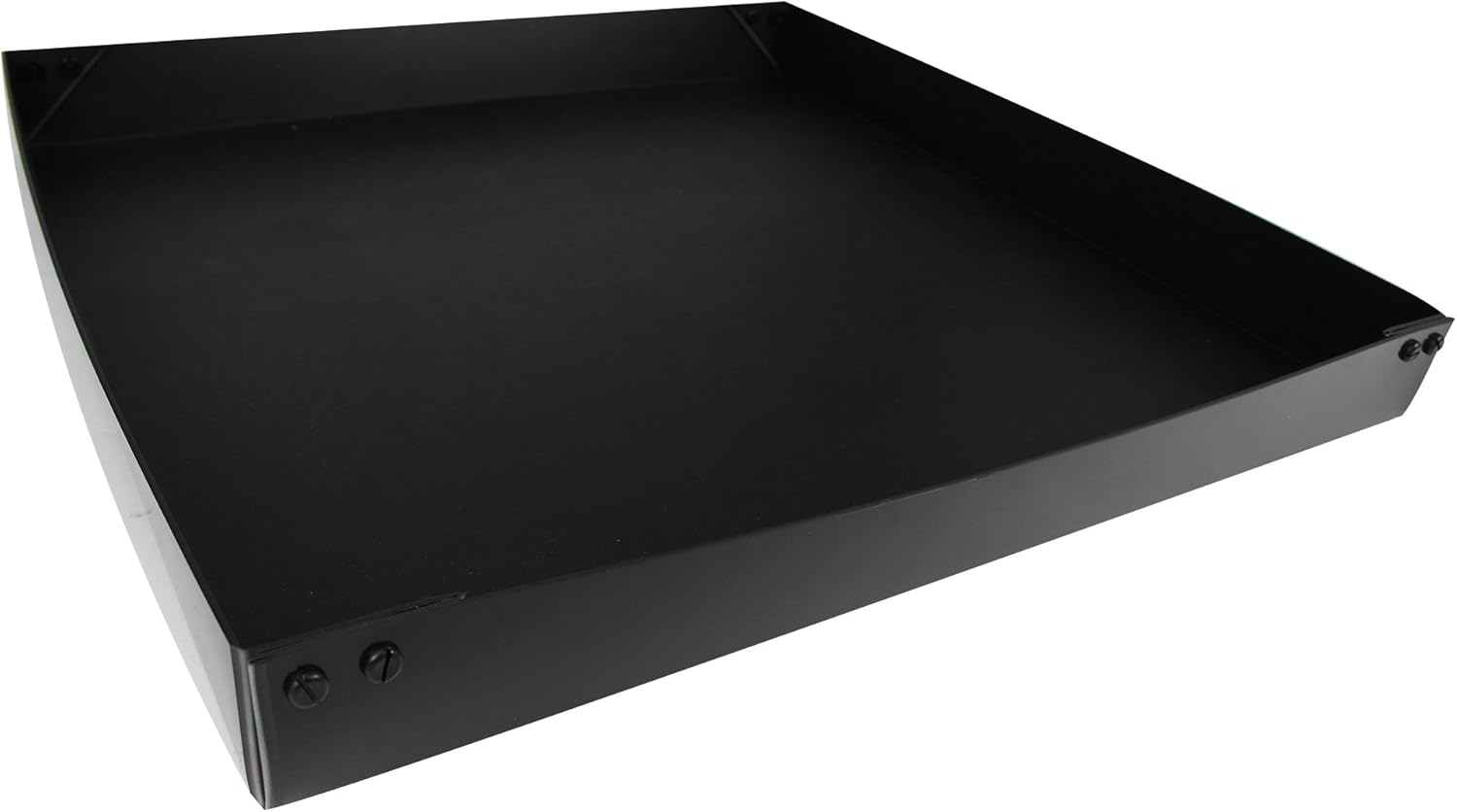 Equator Advanced Appliances Flip-Up-Side Drip Pan, Black, 5 Gallons, Laundry Drip Pan, Tray, Dishwasher Accessory, Metal, Built-In, Freestanding, 24