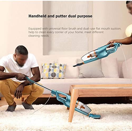 Hard Floor Vacuum Handheld Vertical Vacuum Cleaner Handheld and Putter Dual Purpose 14000Pa Powerful Suction Dust Collector Steel Filter Cleaner Machine Aspirator