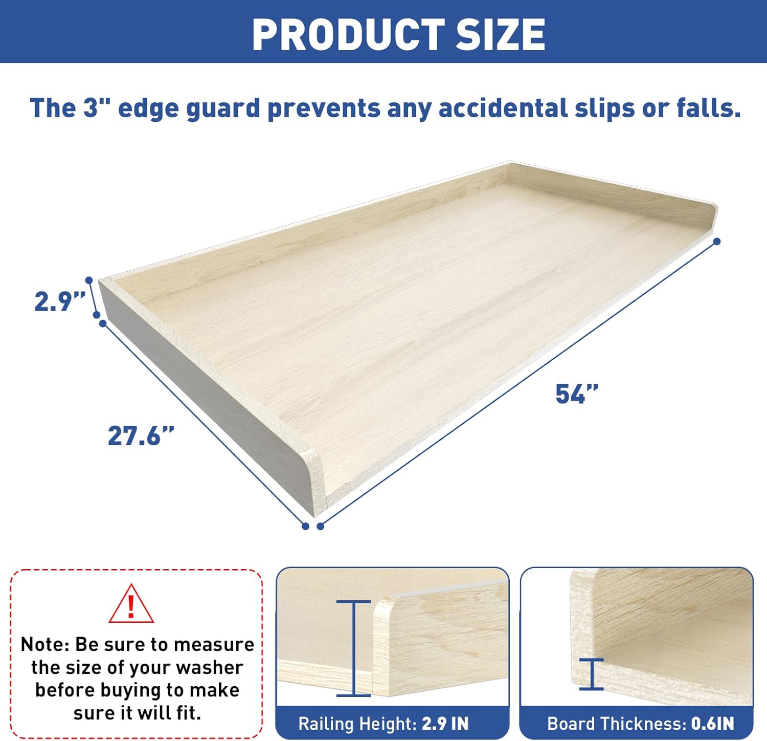 Washer Dryer Countertop: 27.5