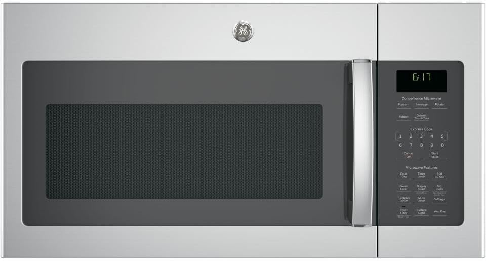 GE JVM6172SKSS 1.7 Cu. Ft Oven Over The Range Microwave, Stainless Steel